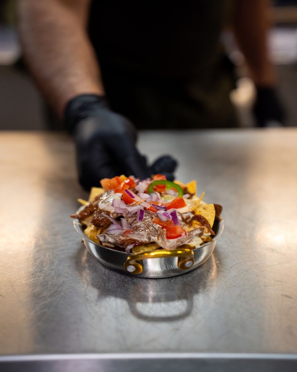 Nachos fra køkkenet