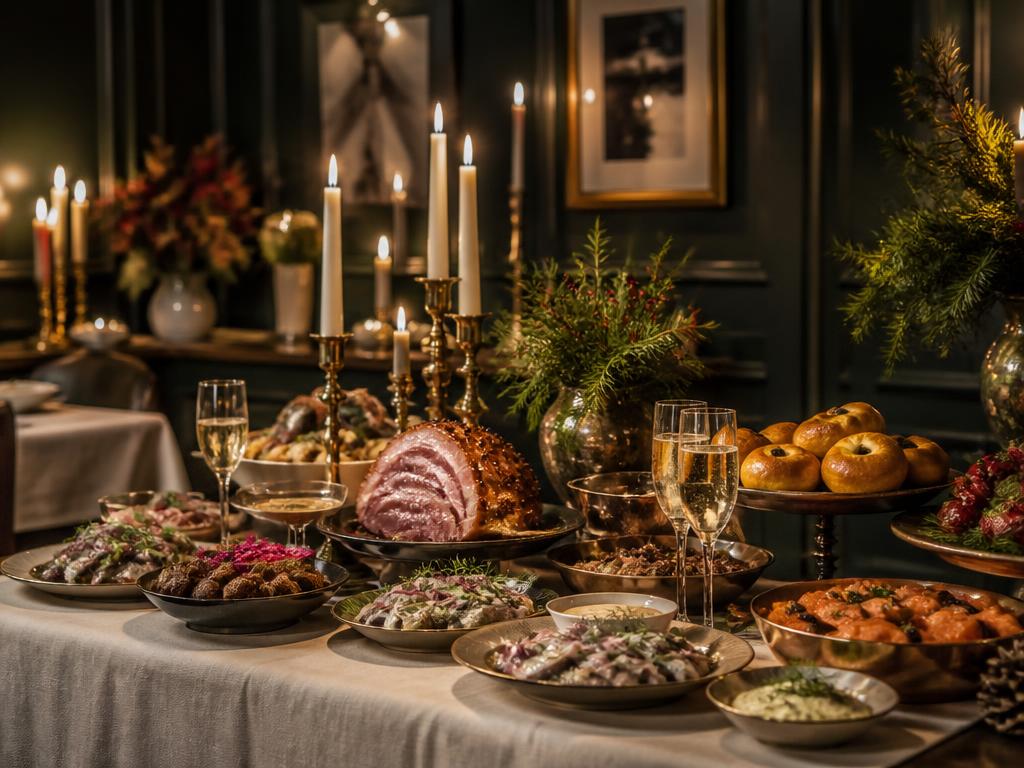 Dukat julbord på Berseau